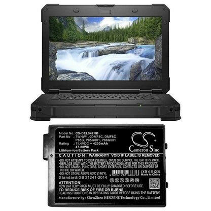 11.4V, 4200mAh, Li-ion Battery fits Dell, Latitude 5420, Latitude 5424, 47.88Wh