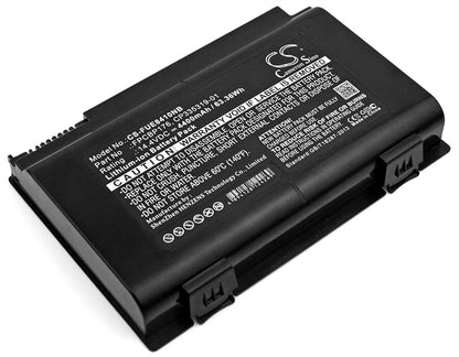 14.4V, 4400mAh, Li-ion Battery fits Fujitsu, Celsius H250, Celsius H700 Mobile Workstatio, 63.36Wh