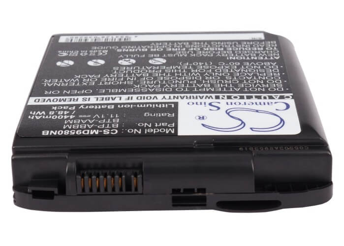 11.1V, 4400mAh, Li-ion Battery fits Medion, Md95453, Md95454, 48.84Wh