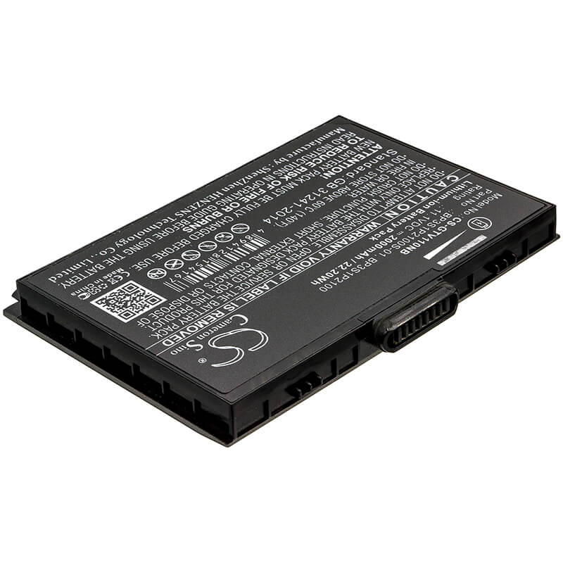 11.1V, 2000mAh, Li-ion Battery fits Getac, V110, 22.2Wh