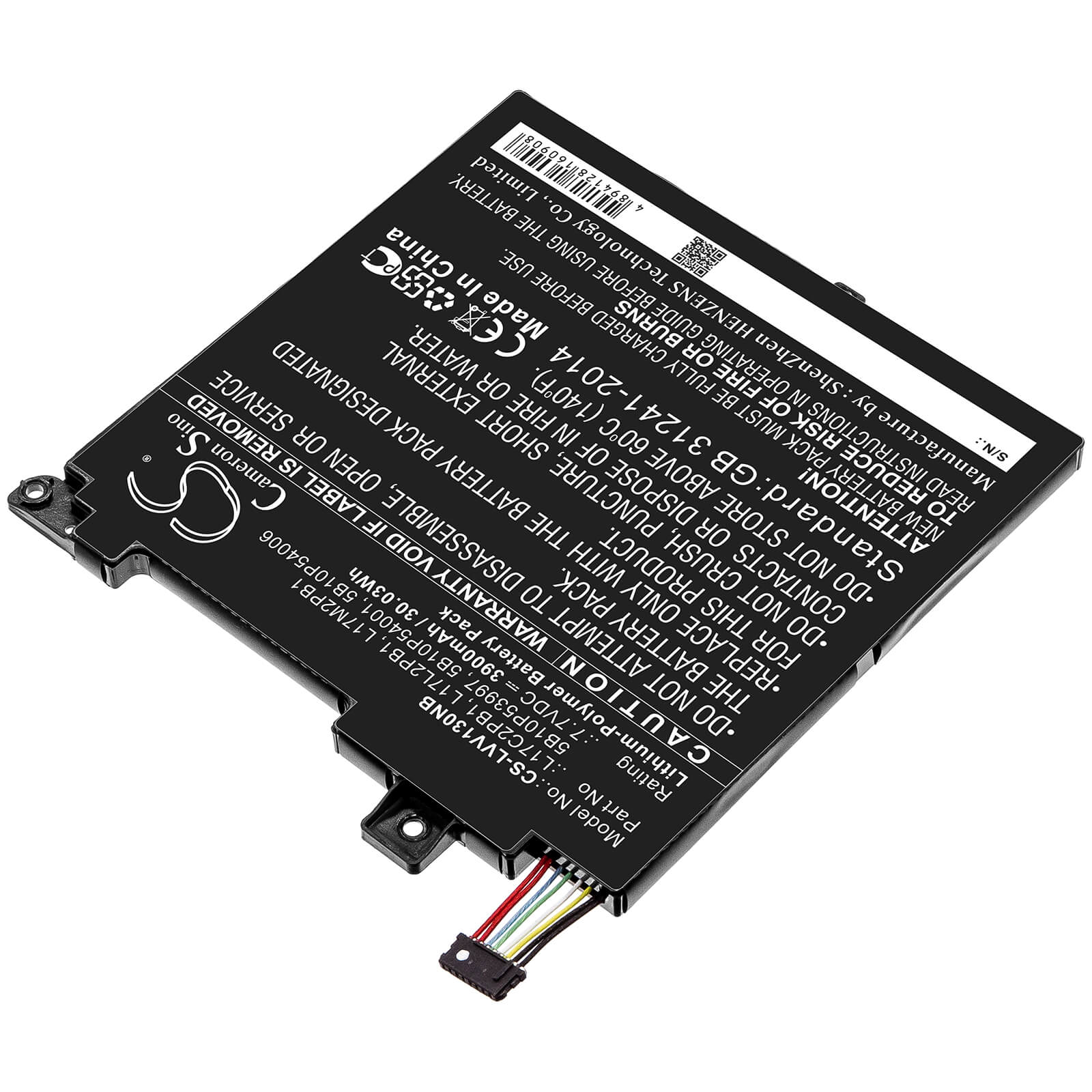 7.7V, 3900mAh, Li-Polymer Battery fits Lenovo, V130-14igm 81hm, V130-14igm-81hm009nge, 30.03Wh