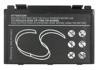 11.1V, 4400mAh, Li-ion Battery fits Asus, F52, F52a, 48.84Wh