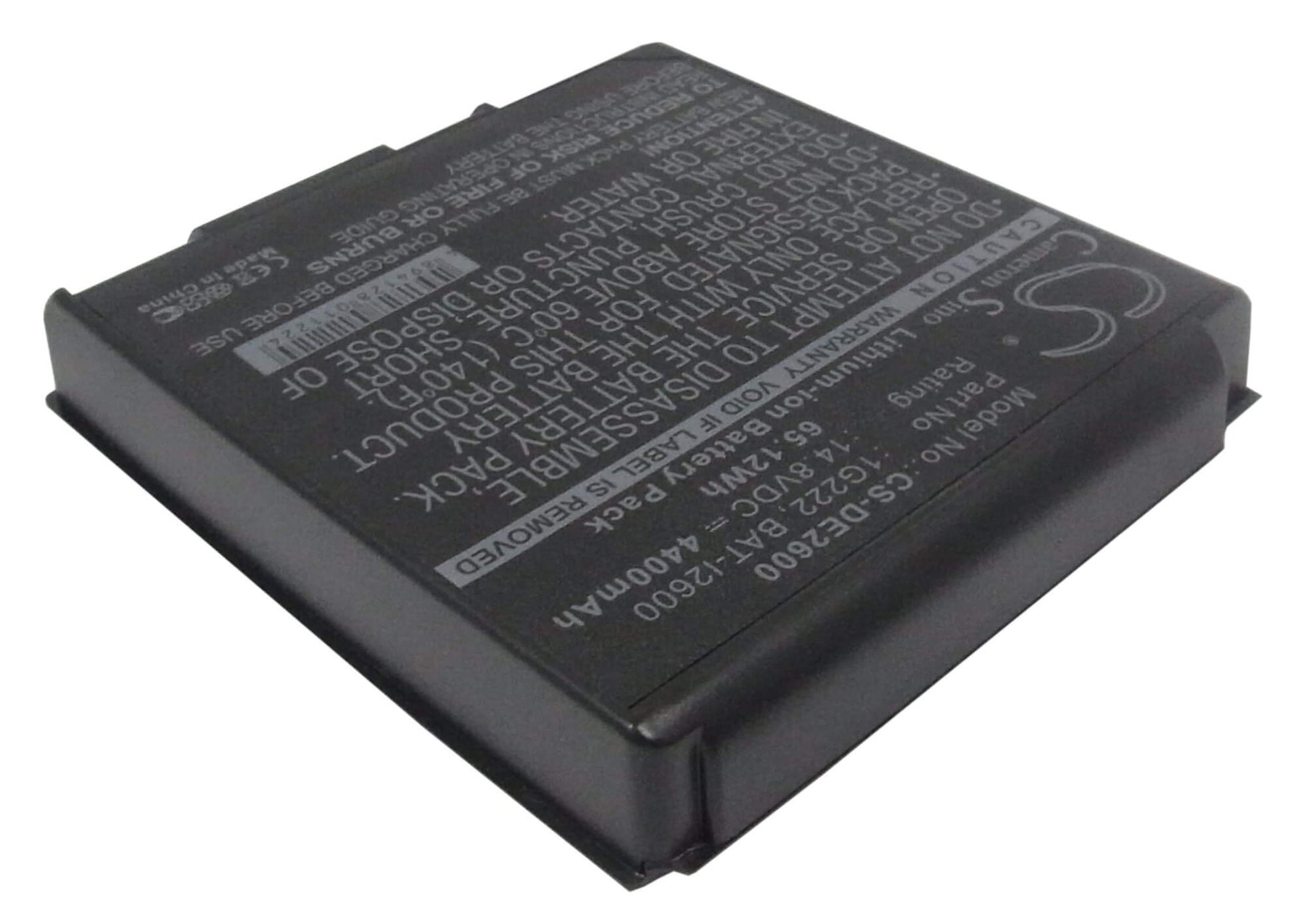 14.8V, 4400mAh, Li-ion Battery fits Dell, Inspiron 2600, Inspiron 2650, 65.12Wh