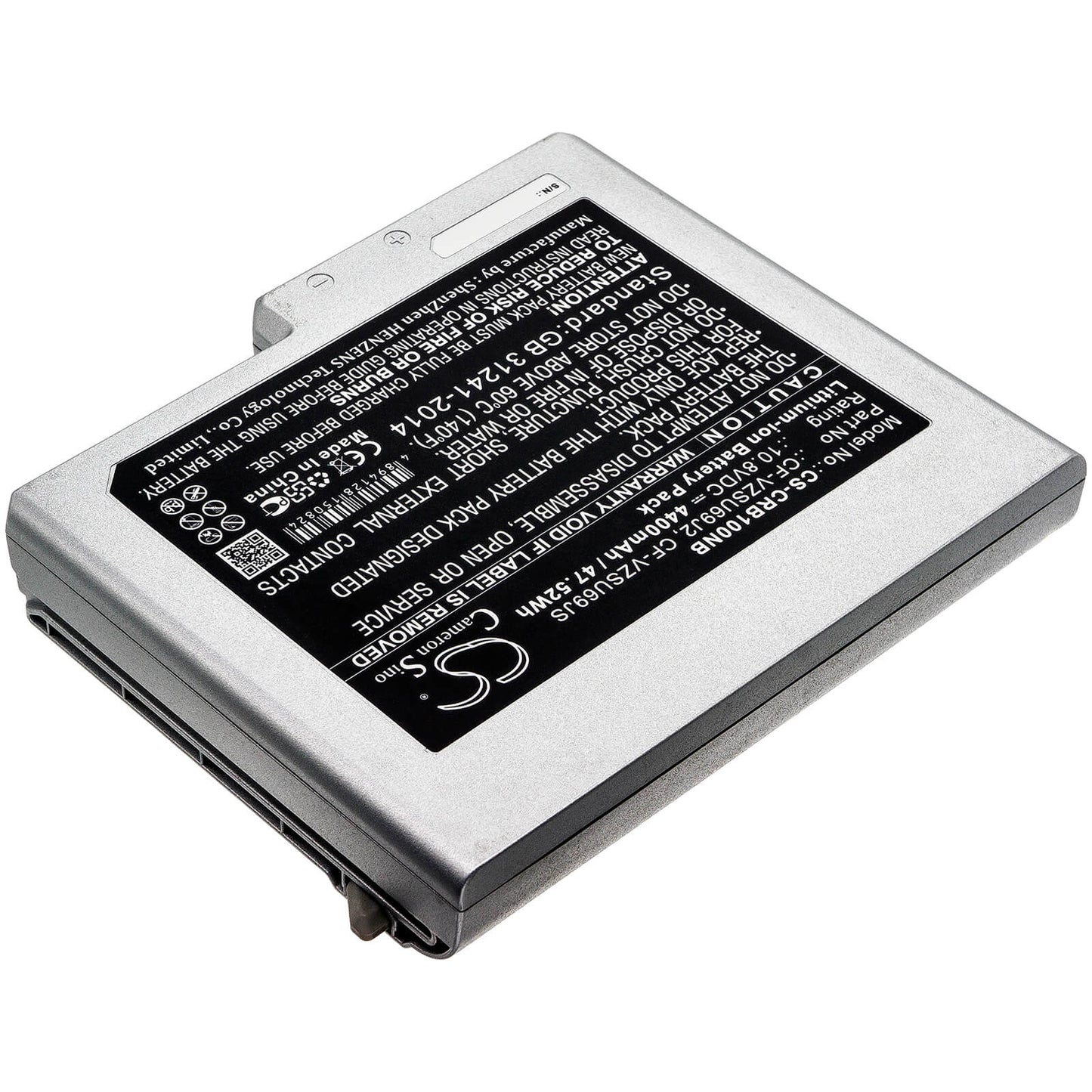 10.8V, 4400mAh, Li-ion Battery fits Panasonic, Toughbook Cf-b11, Toughbook Cf-b10, 47.52Wh