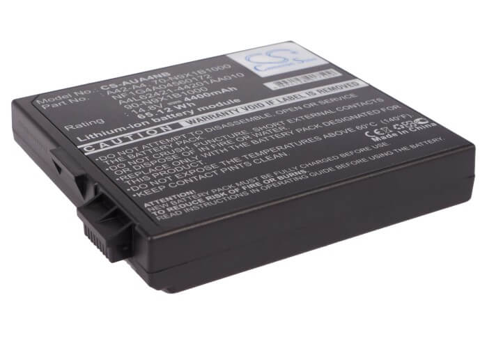 14.8V, 4400mAh, Li-ion Battery fits Asus, A4, A4000, 65.12Wh