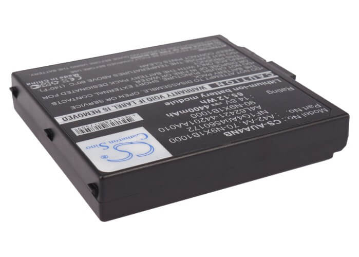 14.8V, 4400mAh, Li-ion Battery fits Asus, A4, A4000, 65.12Wh