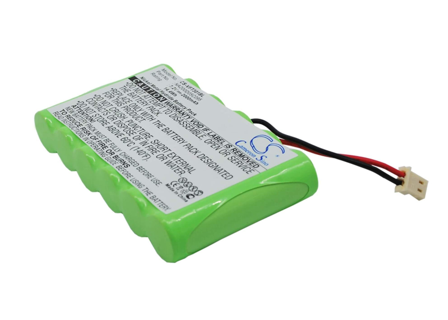 7.2V, 2000mAh, Ni-MH Battery fits Verifone, Nurit 3010, 14.4Wh