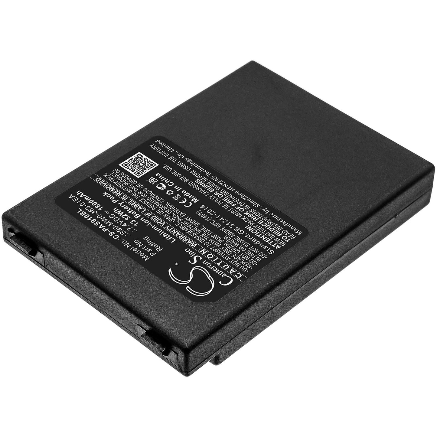 7.4V, 1800mAh, Li-ion Battery fits Pax, S90 3g, 13.32Wh