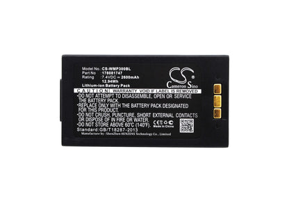 7.4V, 2600mAh, Li-ion Battery fits Mobiwire, Mobiprin 3, 19.24Wh