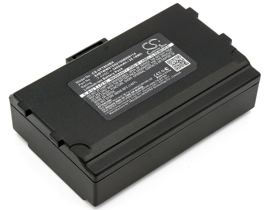 7.4V, 3400mAh, Li-ion Battery fits Verifone, Nurit 8040, Nurit 8400, 25.16Wh