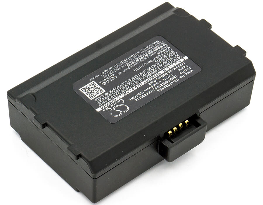 7.4V, 3400mAh, Li-ion Battery fits Verifone, Nurit 8040, Nurit 8400, 25.16Wh