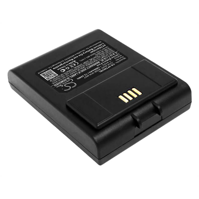7.4V, 1800mAh, Lithium Battery fits Verifone, 802b-ww-m05, M50, 13.32Wh