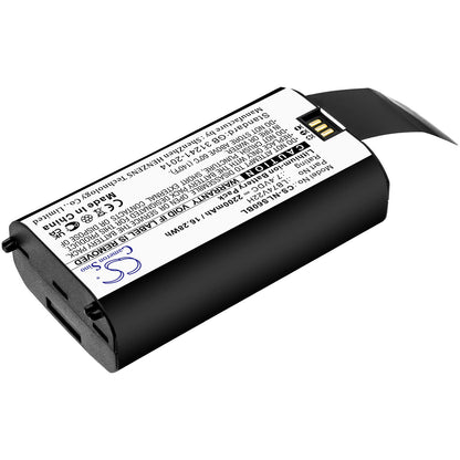 7.4V, 2200mAh, Li-ion Battery fits Newland, Sp60, Spg7, 16.28Wh