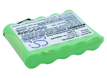 6.0V, 1500mAh, Ni-MH Battery fits Verifone, Cpu-4, Cpu-5, 9Wh