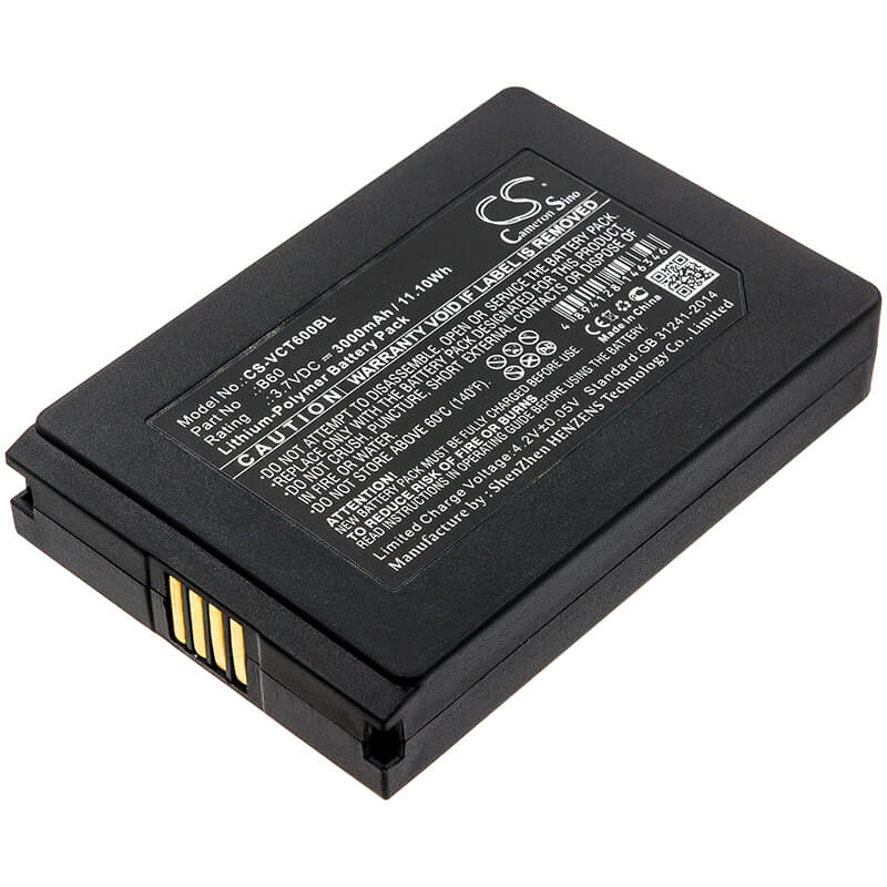 3.7V, 3000mAh, Li-Polymer Battery fits Vectron, Mobilepro 3, Mobilepro Iii, 11.1Wh