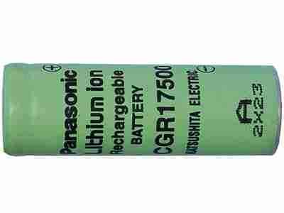 3.6 volt a 830 mah panasonic li-ion cgr17500 rechargeable