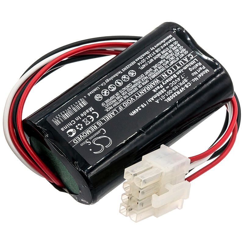 7.4V, 2600mAh, Li-ion Battery fits Verifone, Pca169-001-01, Pca169-404-01-a, 19.24Wh