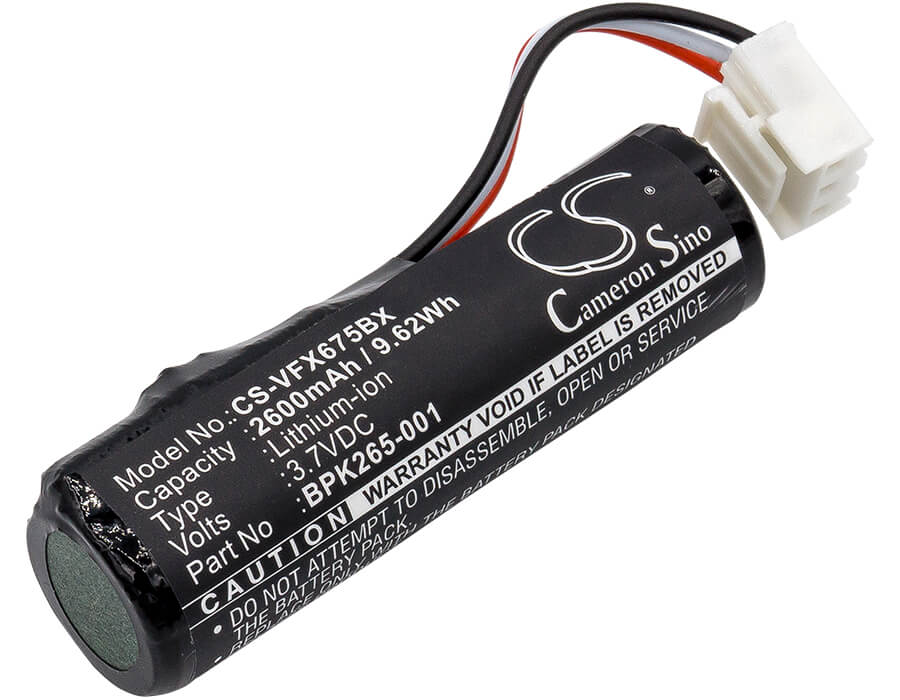 3.7V, 2600mAh, Li-ion Battery fits Verifone, C680, C680 3g-bt-wifi, 9.62Wh
