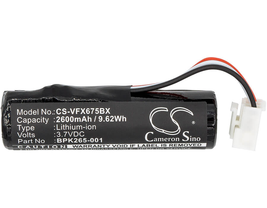 3.7V, 2600mAh, Li-ion Battery fits Verifone, C680, C680 3g-bt-wifi, 9.62Wh
