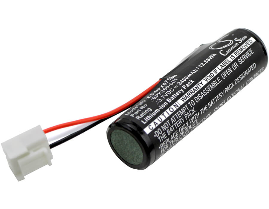 3.7V, 3400mAh, Li-ion Battery fits Verifone, C680, C680 3g-bt-wifi, 12.58Wh