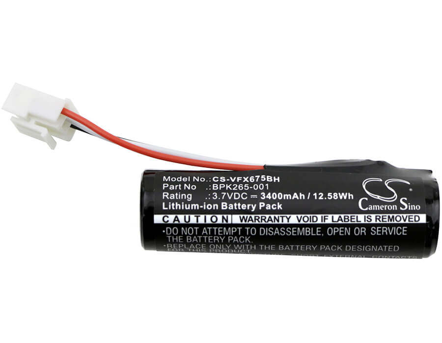 3.7V, 3400mAh, Li-ion Battery fits Verifone, C680, C680 3g-bt-wifi, 12.58Wh