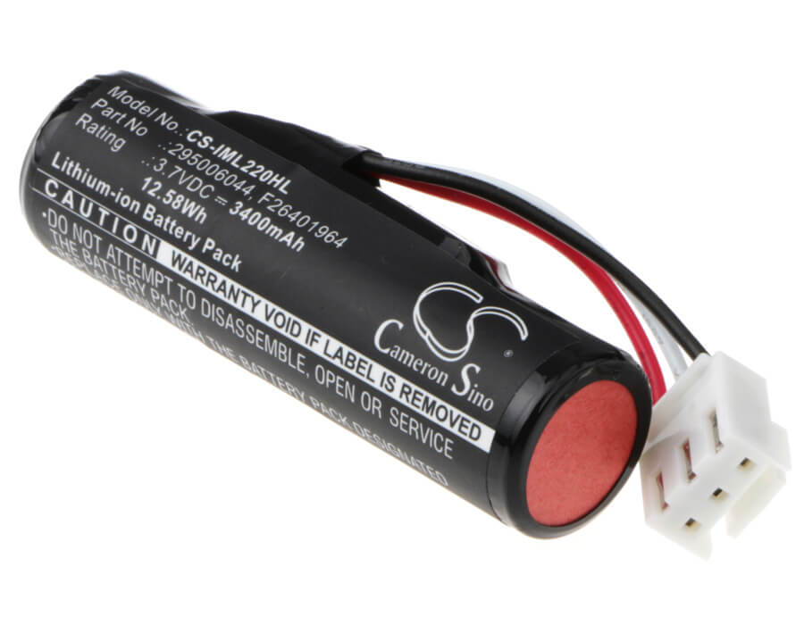 3.7V, 3400mAh, Li-ion Battery fits Ingenico, Iwe280, Iwl220, 12.58Wh