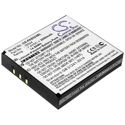 7.4V, 2000mAh, Li-Polymer Battery fits Pax, D210, Is524, 14.8Wh