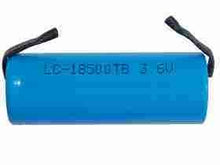 3.6 volt 4/3 a 1400 mah li-ion 18500 rechargeable battery with