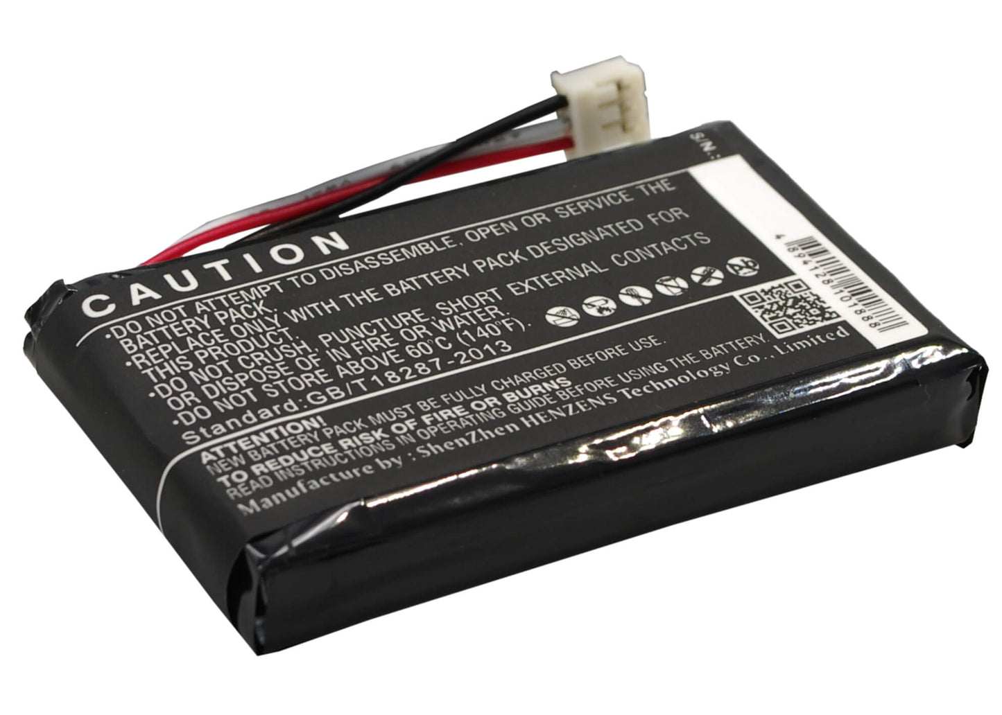7.4V, 1200mAh, Li-Polymer Battery fits Safescan, 6185, 8.88Wh