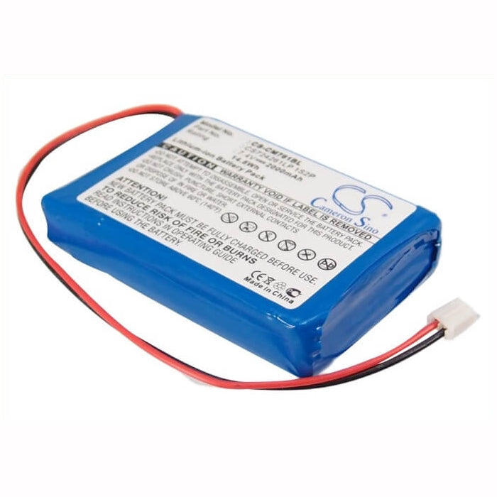 7.4V, 2000mAh, Li-Polymer Battery fits Olympia, Cm 75, Cm 761, 14.8Wh