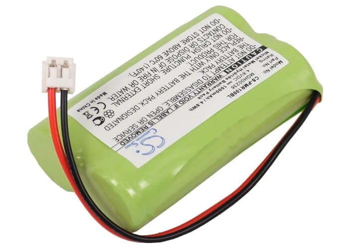 4.8V, 1000mAh, Ni-MH Battery fits Topcard, Pmr100, 4.8Wh