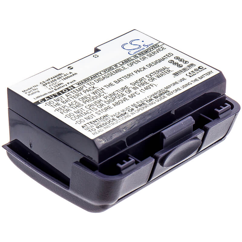 7.4V, 1800mAh, Li-ion Battery fits Verifone, Vx680, Vx680 Wireless Credit Card Mac, 13.32Wh