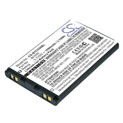 3.7V, 1000mAh, Li-ion Battery fits Bitel, Ic5500, 3.7Wh