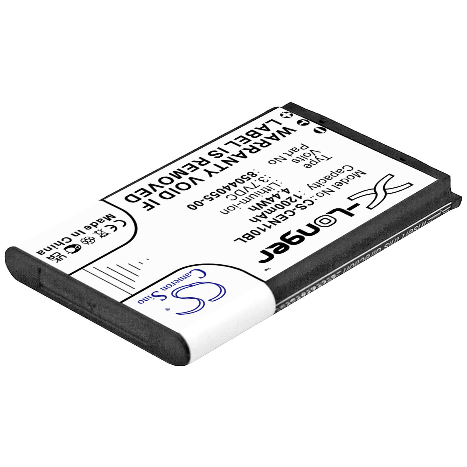 3.7V, 1200mAh, Li-ion Battery fits Cce, 1100 Neo, 4.44Wh