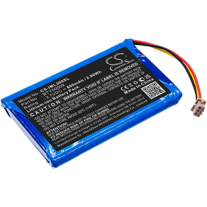3.7V, 800mAh, Li-ion Battery fits Ingenico, Lec-v03.00-0242, Vital Act 3s, 2.96Wh