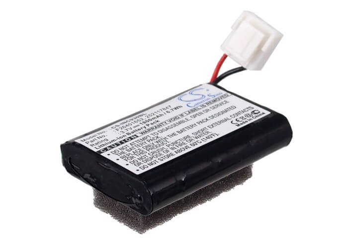 3.7V, 1800mAh, Li-ion Battery fits Ingenico, 750-16, 790-16, 6.66Wh