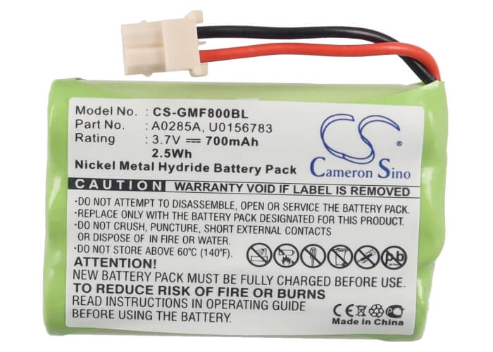 3.6V, 700mAh, Ni-MH Battery fits Verifone, Magic3, 2.52Wh