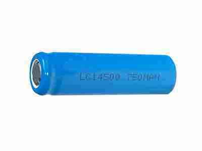 10 Pieces of 3.6 volt aa 750 mah li-ion 14500 rechargeable