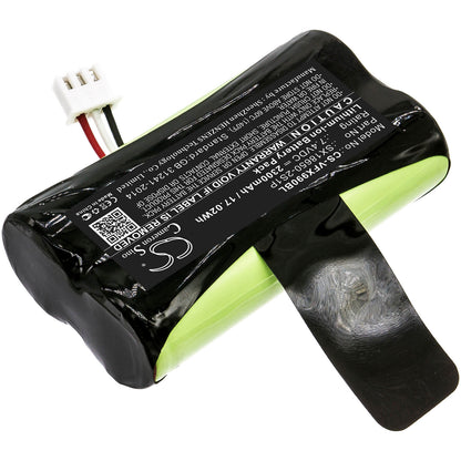 7.4V, 2300mAh, Li-ion Battery fits Verifone, X970, X990, 17.02Wh