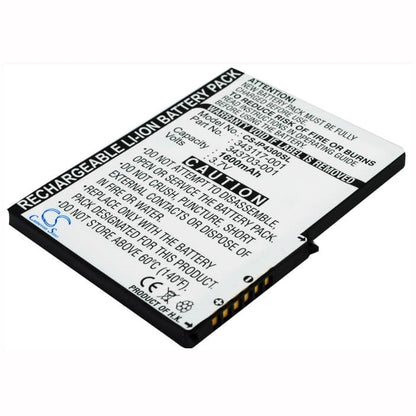 3.7V, 1560mAh, Li-ion Battery fits Hp, Ipaq 4300, Ipaq 4315, 5.772Wh