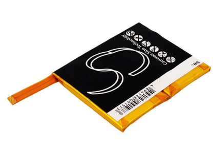 3.7V, 1700mAh, Li-Polymer Battery fits Asus, Mypal A600, Mypal A600u, 6.29Wh