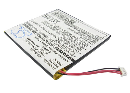 3.7V, 1700mAh, Li-Polymer Battery fits Gateway, 100x, 6.29Wh