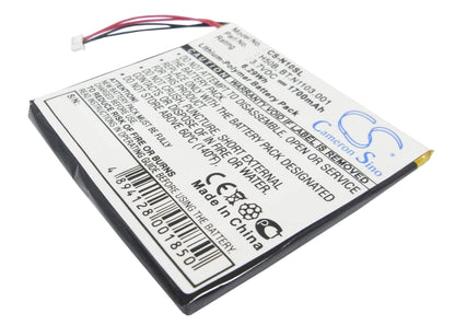 3.7V, 1700mAh, Li-Polymer Battery fits Fujitsu, Loox 600, 6.29Wh