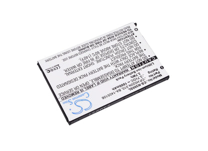 3.7V, 1000mAh, Li-ion Battery fits Socketmobile, Somo 650, Somo 655, 3.7Wh