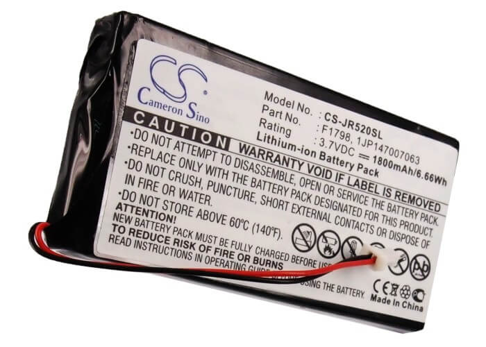 3.7V, 1800mAh, Li-ion Battery fits Hp, Jornada 520, Jornada 525, 6.66Wh