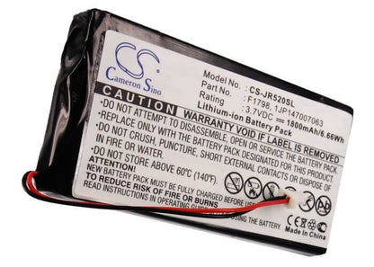 3.7V, 1800mAh, Li-ion Battery fits Hp, Jornada 520, Jornada 525, 6.66Wh