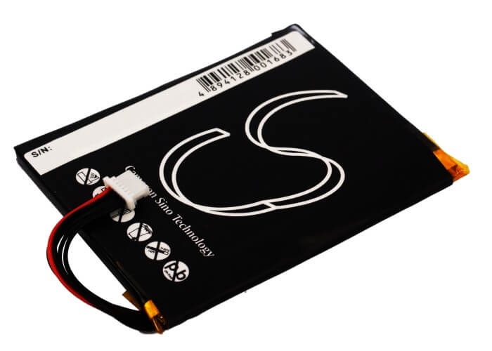 3.7V, 1600mAh, Li-Polymer Battery fits Typhoon, Myguide 5500, Myguide 5500xl, 5.92Wh