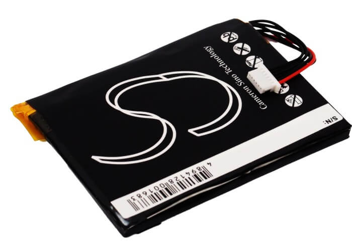 3.7V, 1600mAh, Li-Polymer Battery fits Typhoon, Myguide 5500, Myguide 5500xl, 5.92Wh