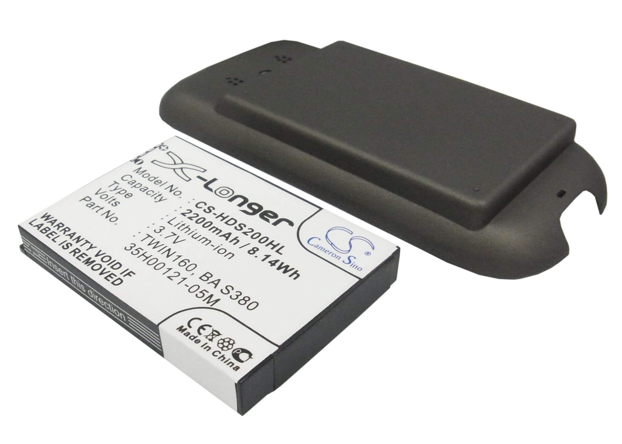 3.7V, 2200mAh, Li-ion Battery fits Sprint, Hero, Hero 200, 8.14Wh