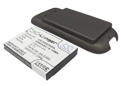 3.7V, 2200mAh, Li-ion Battery fits Sprint, Hero, Hero 200, 8.14Wh